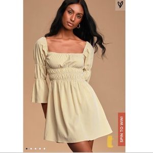 Bell Sleeve Mini Dress